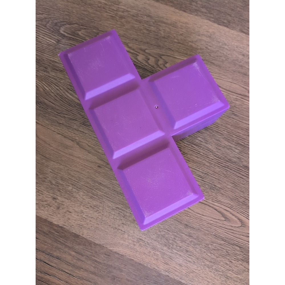 Tetris Tumble XL Game Replacement Purple T SHAPE BLOCK ONE block Tetromino - Picture 9 of 11